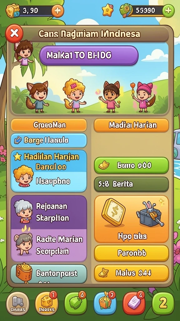 Tampilan antarmuka aplikasi yang menarik dan intuitif.