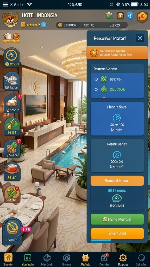Fitur live draw yang memungkinkan pengguna melihat undian secara langsung.