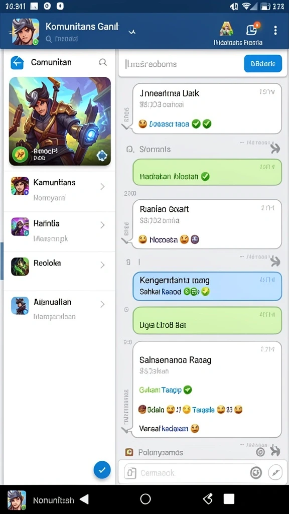 Karakter dengan kemampuan unik untuk bermain lebih strategis.
