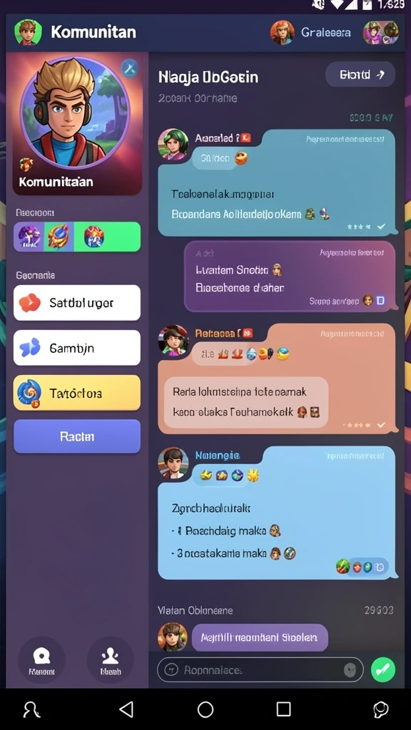 Karakter unik yang siap membantu dalam petualangan.