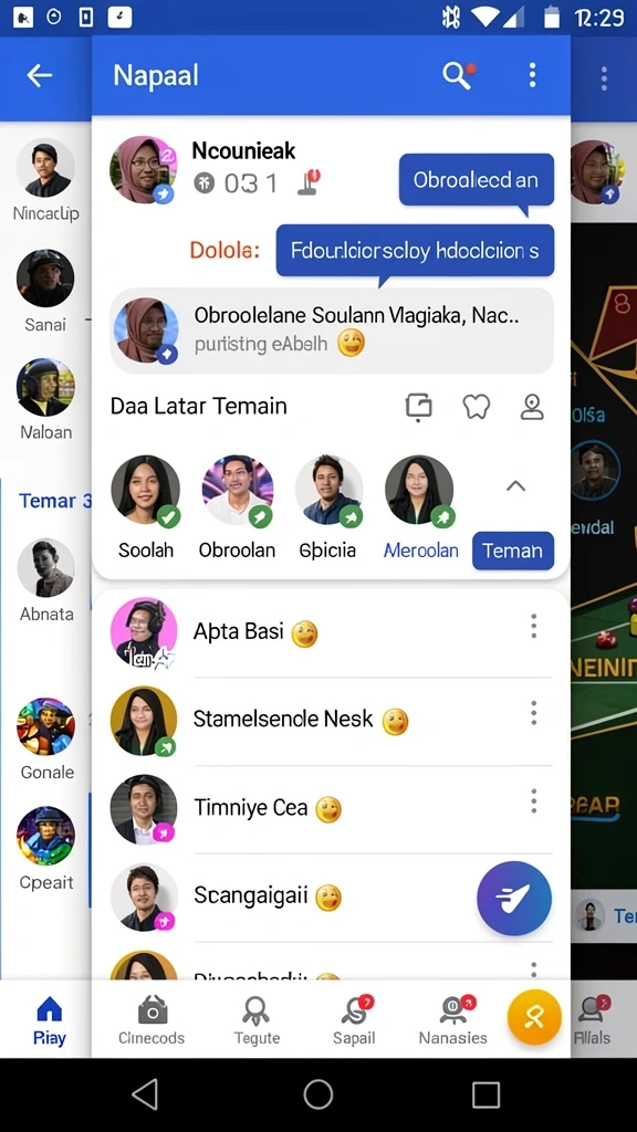 Pengguna dapat bersaing secara real-time dengan pemain lain.