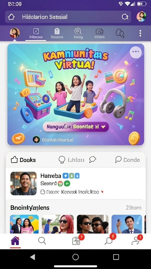 Tampilan grafis yang memukau dan interaktif.