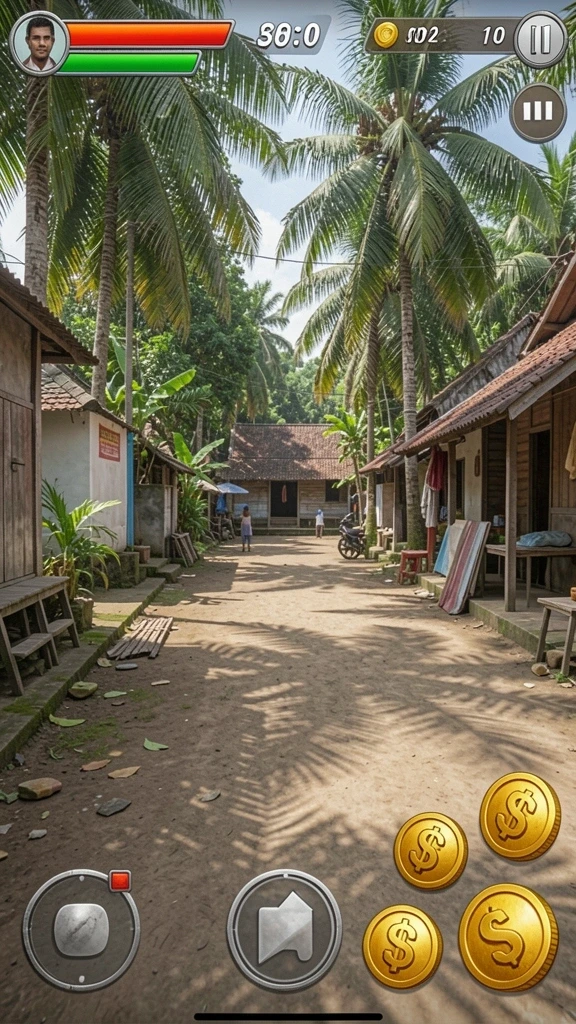 Level yang penuh dengan tantangan menarik dan beragam.