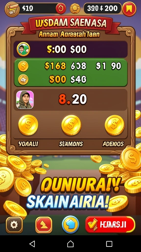 Level permainan yang menantang dan menarik.
