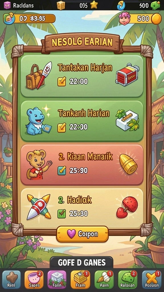 Fitur leaderboard yang menambah keseruan dan persaingan.