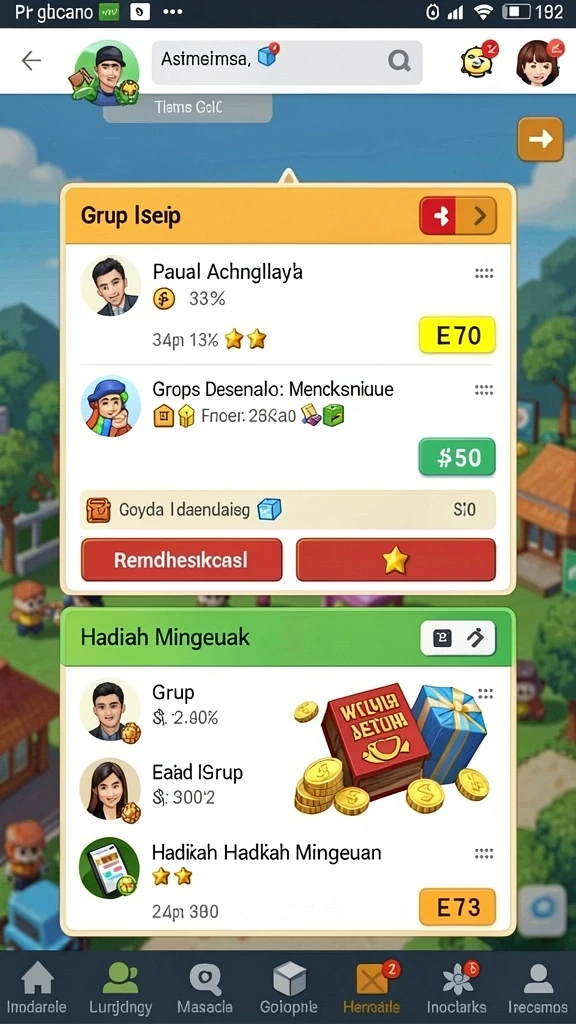 Fitur bonus harian yang menarik.