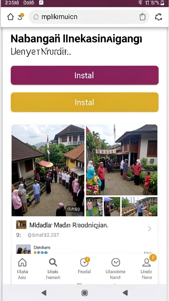 Tampilan antarmuka utama LANGIT777 yang menarik.