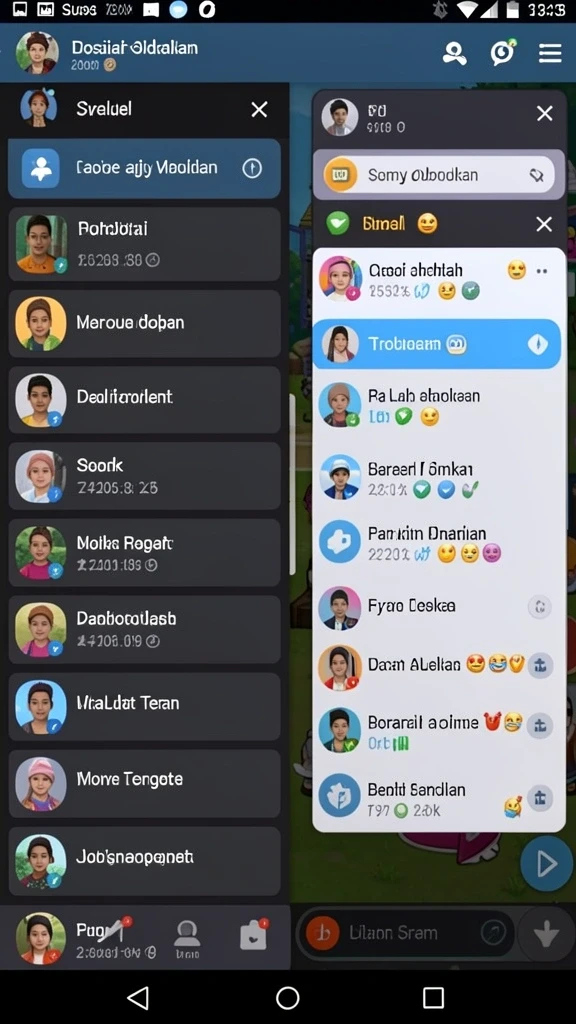 Karakter yang dapat disesuaikan dengan indah.