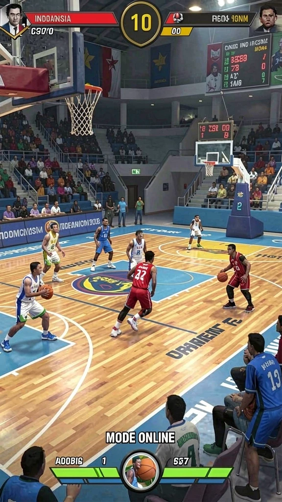 Mode permainan multiplayer yang seru dan interaktif.