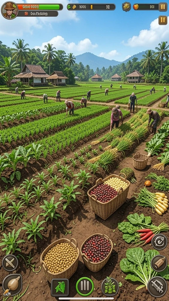Level yang menantang dengan pemandangan indah.