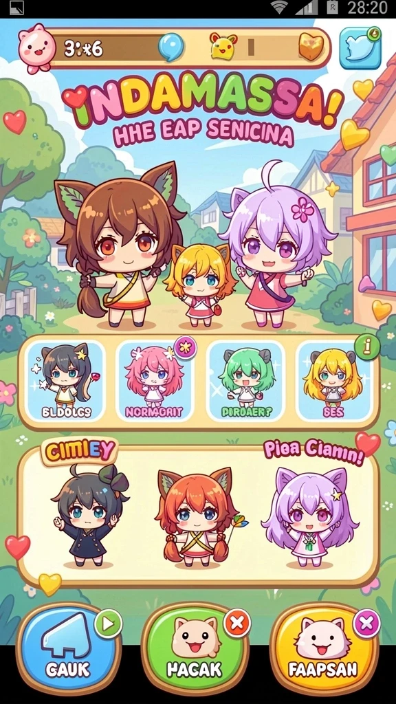 Screenshot memperlihatkan fitur hadiah menarik dalam NAGAWIN.