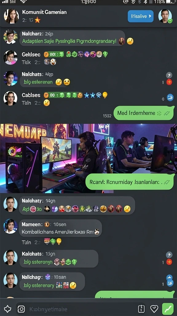 Fitur interaksi sosial yang memungkinkan permainan lebih seru.