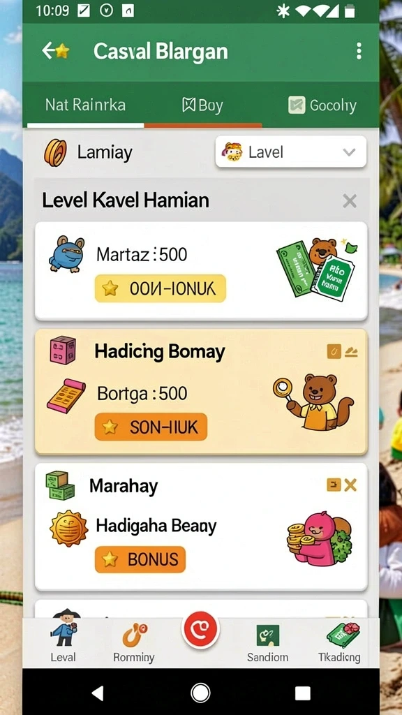 Beragam level menantang membuat setiap permainan unik.
