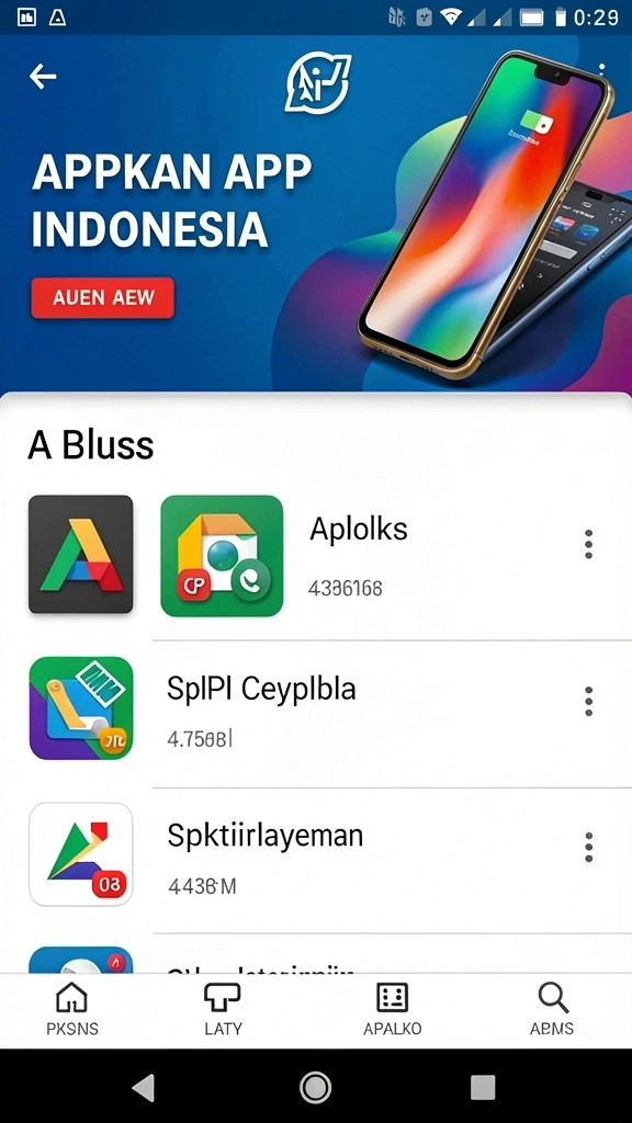 Tampilan antarmuka yang menarik dan modern.