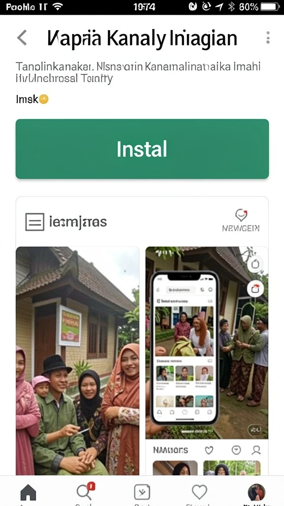 Tampilan antarmuka aplikasi yang menarik dan modern.