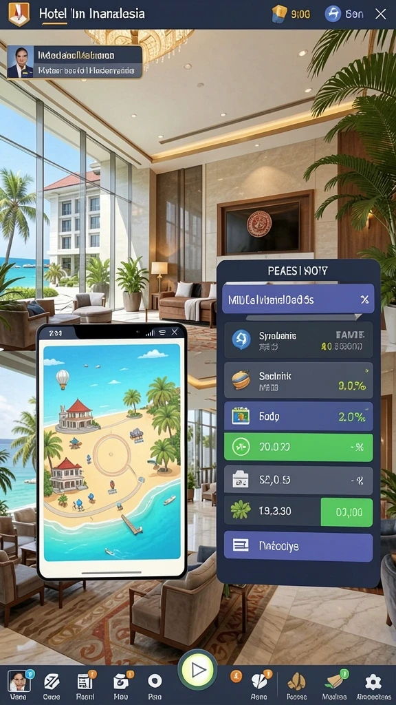 Screenshot menunjukkan tampilan gameplay yang seru.