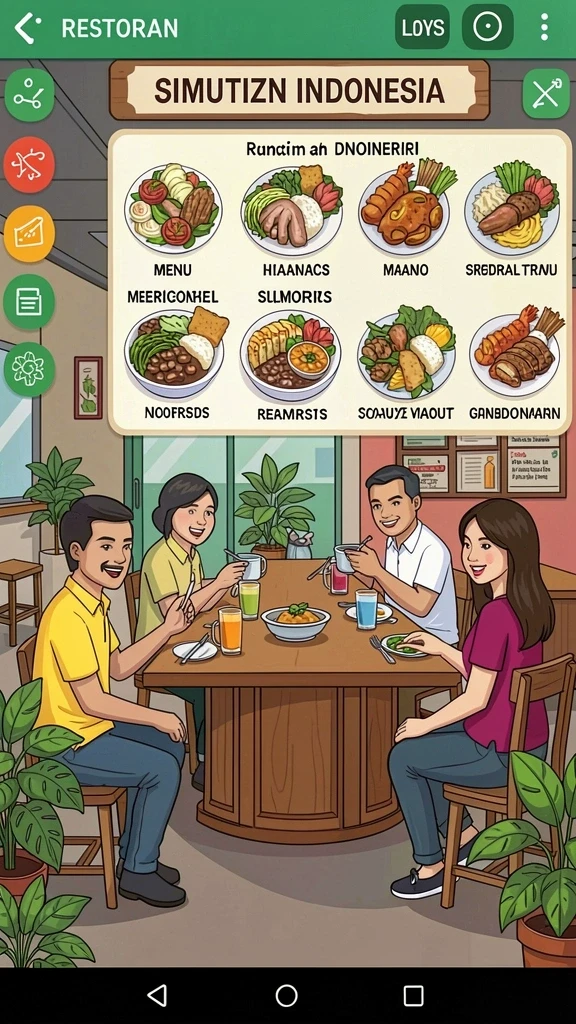 Tampilan antarmuka yang intuitif dan ramah pengguna.
