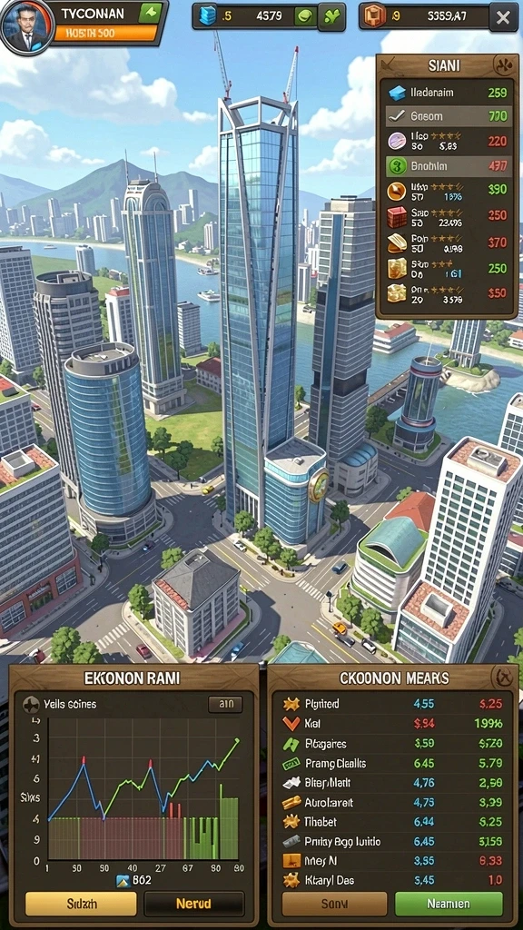 Tampilan awal game yang menarik dan ramah pengguna.