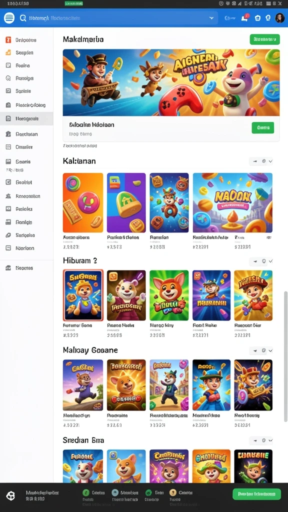 Menu navigasi yang mudah digunakan untuk pemula.