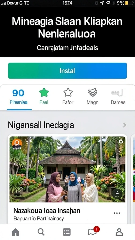 Tampilan antarmuka yang sederhana dan menarik.