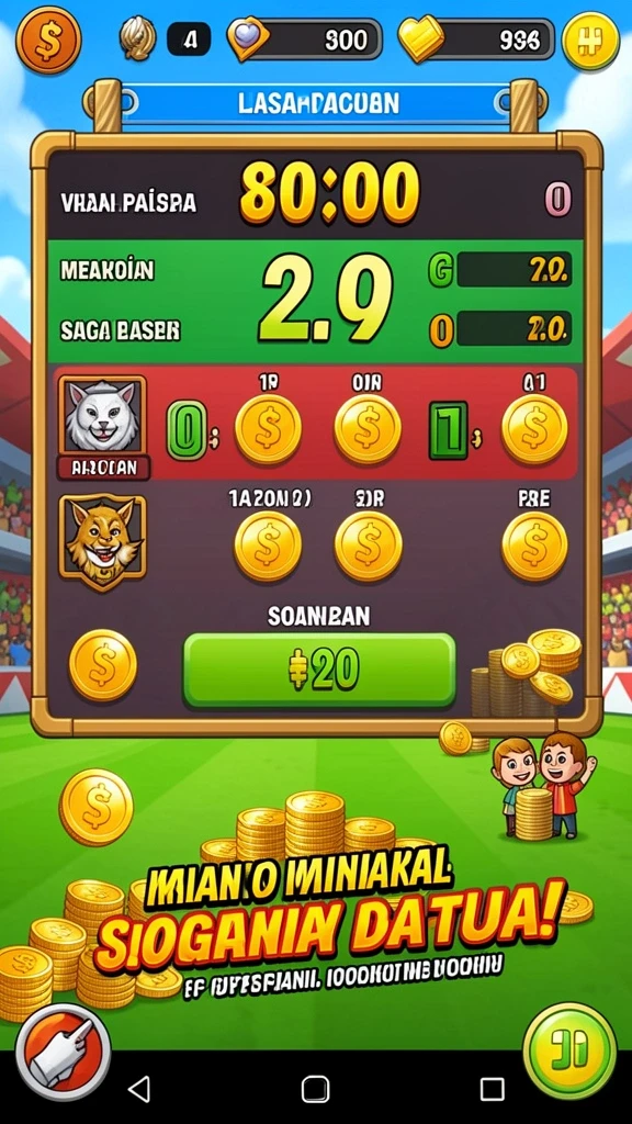 Karakter unik yang dapat dipilih dan dikustomisasi.