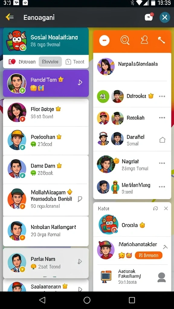 Tampilan antarmuka pengguna yang menarik dan mudah dinavigasi.